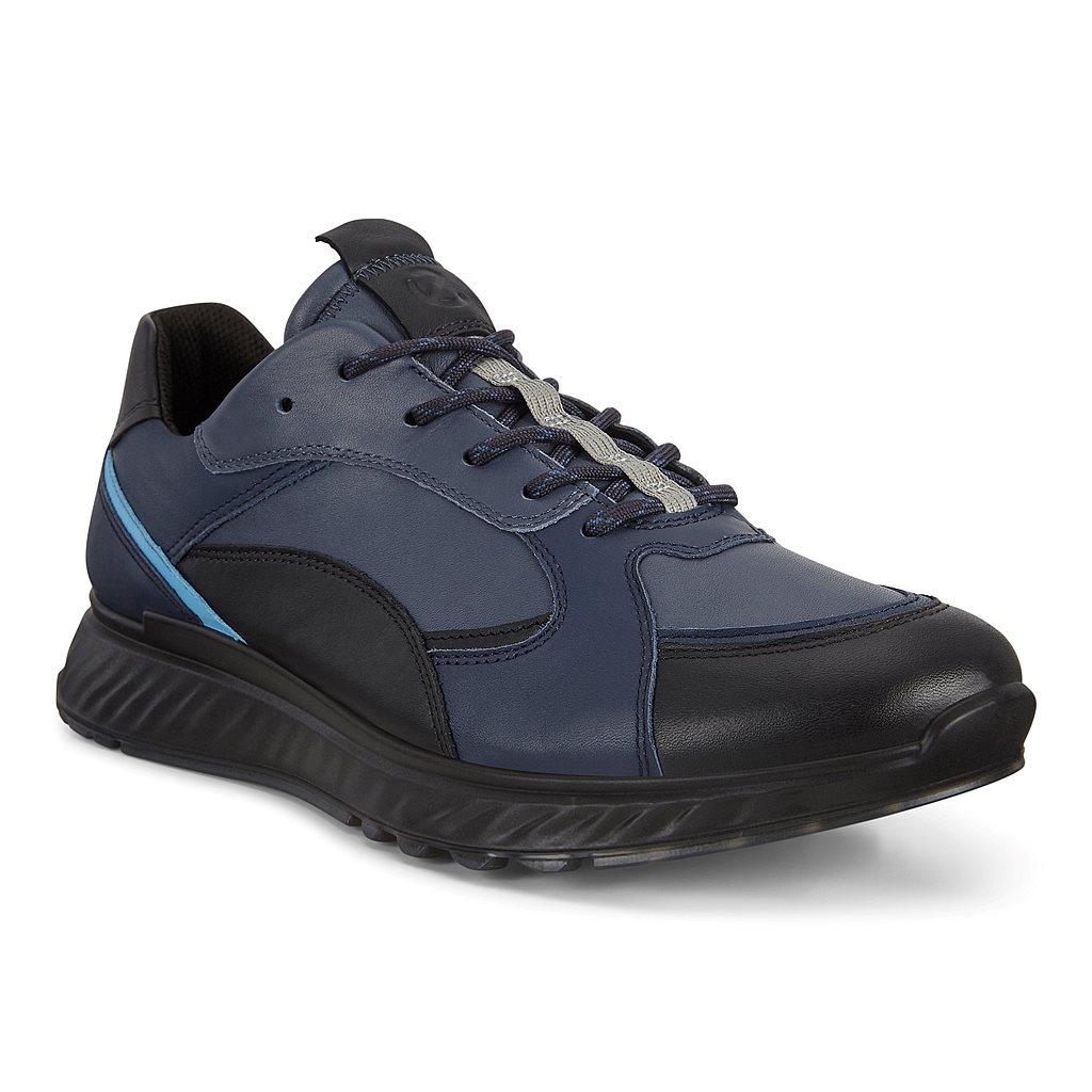 Ecco St.1 Mens Sneakers Blue Outlet - India FMI-483709